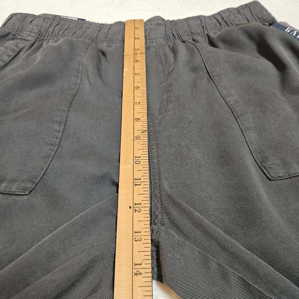 NWT Gap Women's Sz L Gray Tencel Pull On Pants - Picture 4 of 14